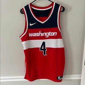 Nike Russell Westbrook Washington Basketball Jersey - Red, White, and Blue